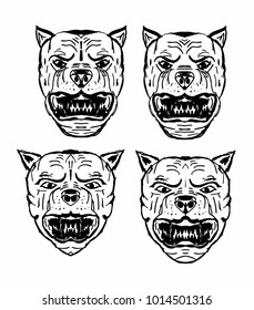 dog graphic design vector art