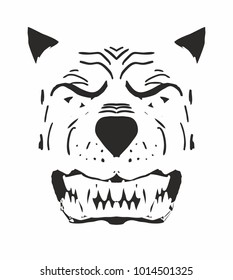 dog graphic design vector art