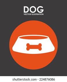 dog graphic design , vector illustration