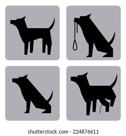 dog graphic design , vector illustration