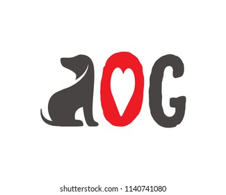 Dog graphic vector