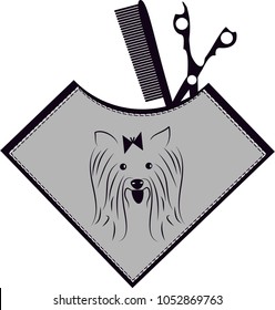 Dog Grooming Logo vector 