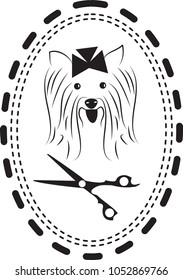 Dog Grooming Logo vector 
