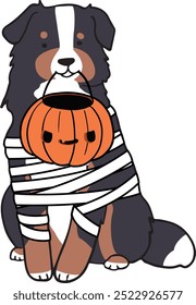 Perro Halloween, Mamá Perro, Montaña bernesa Dibujo del perro