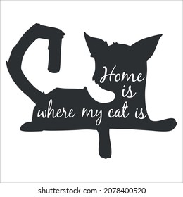 Dog Hand drawn typography poster. Conceptual handwritten phrase  Hand lettered calligraphic design. Inspirational vector