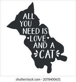 Dog Hand drawn typography poster. Conceptual handwritten phrase  Hand lettered calligraphic design. Inspirational vector