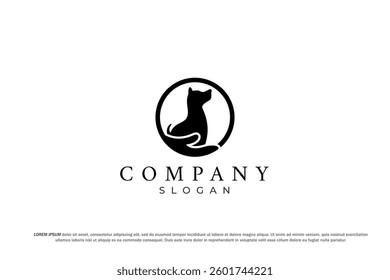 dog and hand palm shelter rescue stray animal logo