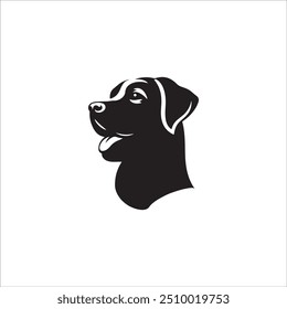 Dog head 2 silhouette vector design eps