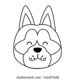 Dog head cartoon