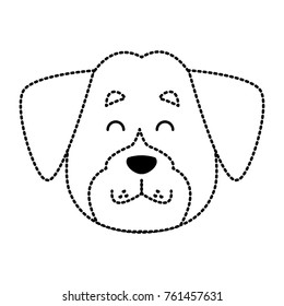 Dog head cartoon