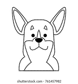 Dog head cartoon