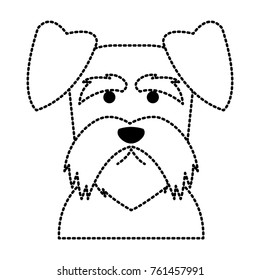 Dog head cartoon