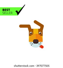 Dog head icon
