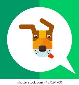 Dog head icon
