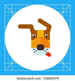 Dog head icon