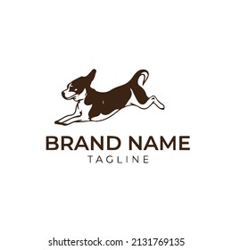 Dog head icon Cartoon head dog face dog Logotype concept white Vector