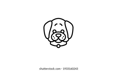 Dog Head Icon Dog Face Sign Stock Vector (Royalty Free) 1933160243 ...