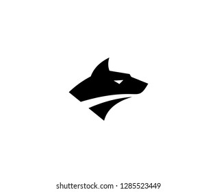 Dog head logo