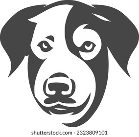 Dog head logo design, Dog care logo design, Vector illustration 12