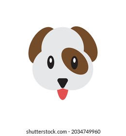 Dog head logo illustration vector 