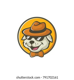 Dog Head Logo Vector Stock Vector (Royalty Free) 791702161 | Shutterstock