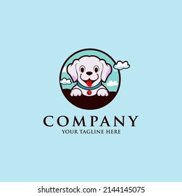 imagen vectorial del logotipo de la cabeza de perro