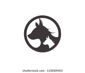 dog head logos