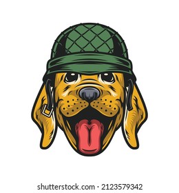 Dog Head Mascot Design Vector