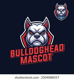 dog head mascot sport gaming illustration