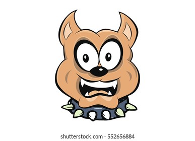 Dog Head Mascot Vector