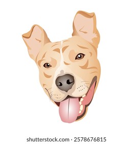 dog head vector design, for dog lover logo