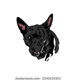 Diseño de Vector de cabeza de perro para aquellos que necesitan un logotipo fresco