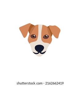 ein Hundekopf, Vektorgrafik