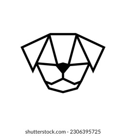 Vorlage für das Design von Vektorgrafiken-Logo des Hundes