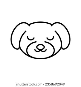 Vorlage für das Design von Vektorgrafiken-Logo des Hundes
