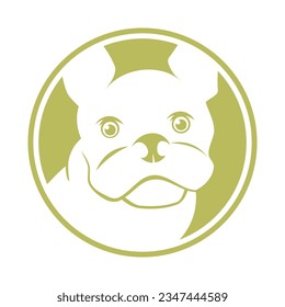 dog head vector logo icon design 3