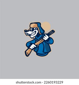 Logo-Vektordesign von Hundehaltern
