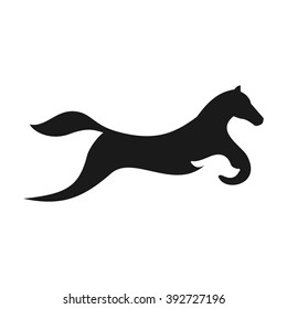 dog and horse logo vector.