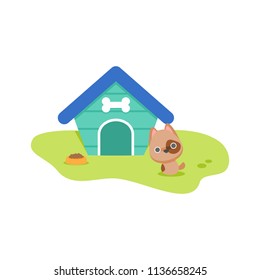 Dog and a House