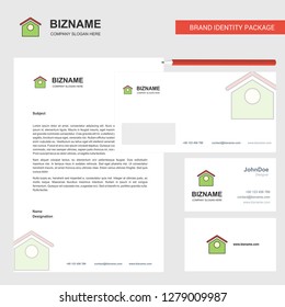 Dog house  Business Letterhead, Envelope and visiting Card Design vector template