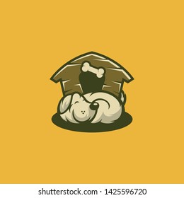 Dog House Care Logo Concept