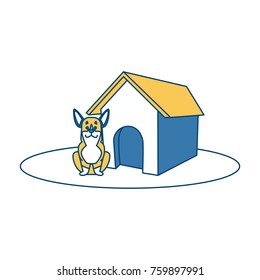 Dog house cartoon