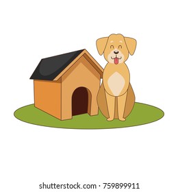 Dog house cartoon