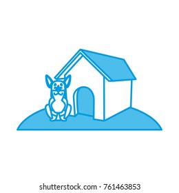 Dog house cartoon