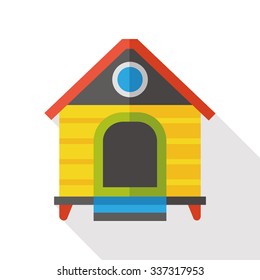 dog house flat icon