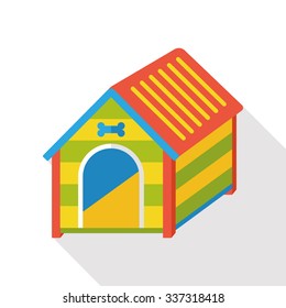 dog house flat icon