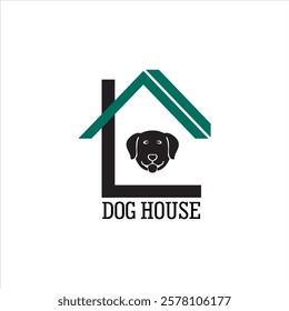 dog house in green and black