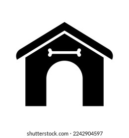 dog house icon flat trendy popular simple