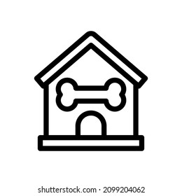 Dog House Icon Illustration Vector Graphic