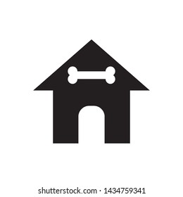dog house icon vector design template